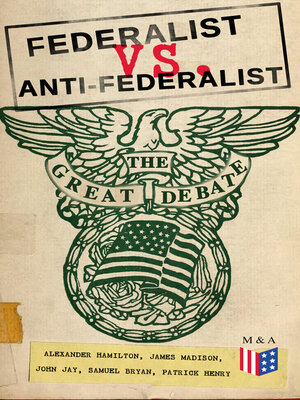 cover image of Federalist vs. Anti-Federalist